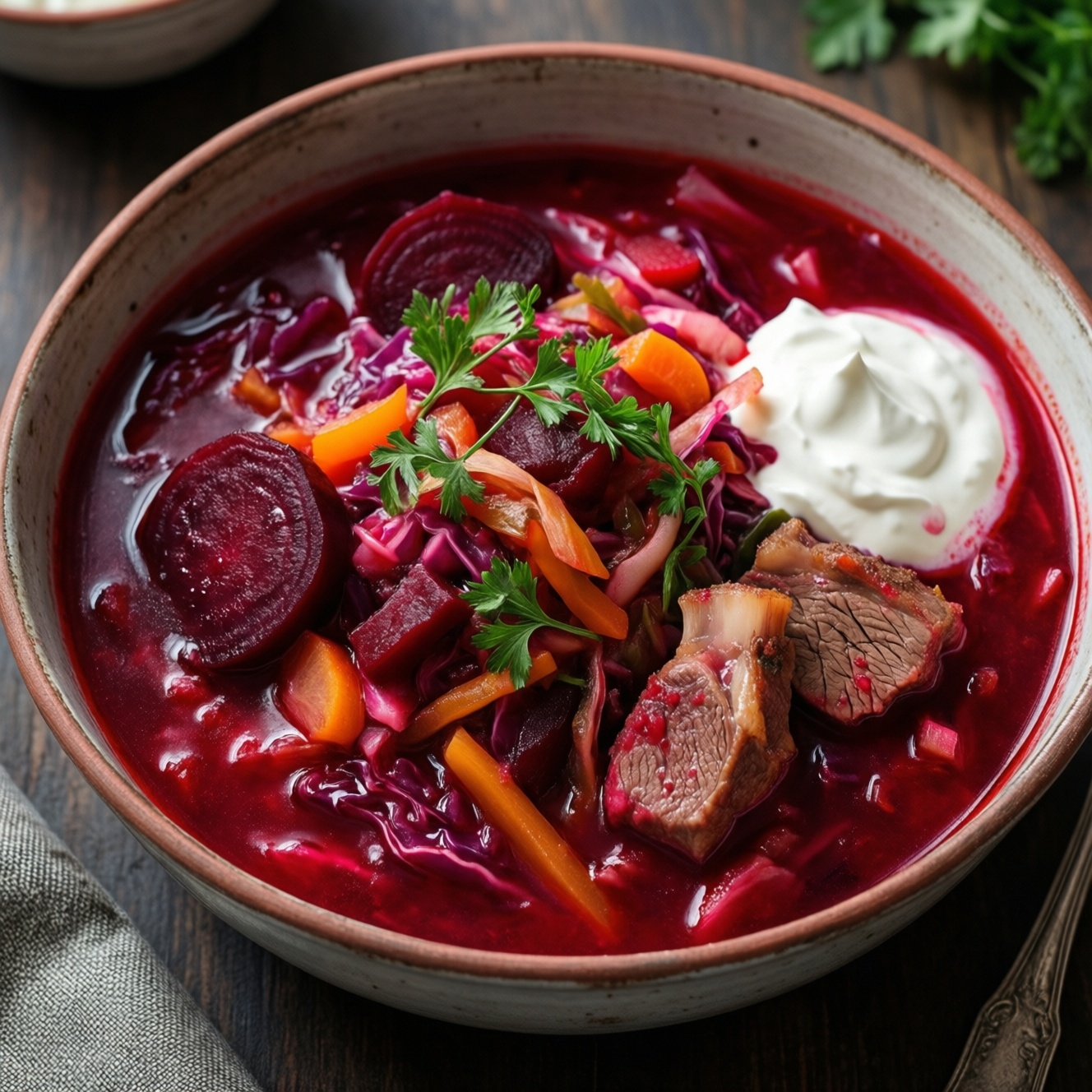 Борщ: классический рецепт с мясом и без мяса, с фасолью и овощами